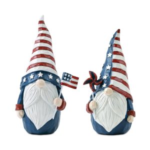 Americana Gnome (Set of 2) 3.82 x 2.95 x 7.17