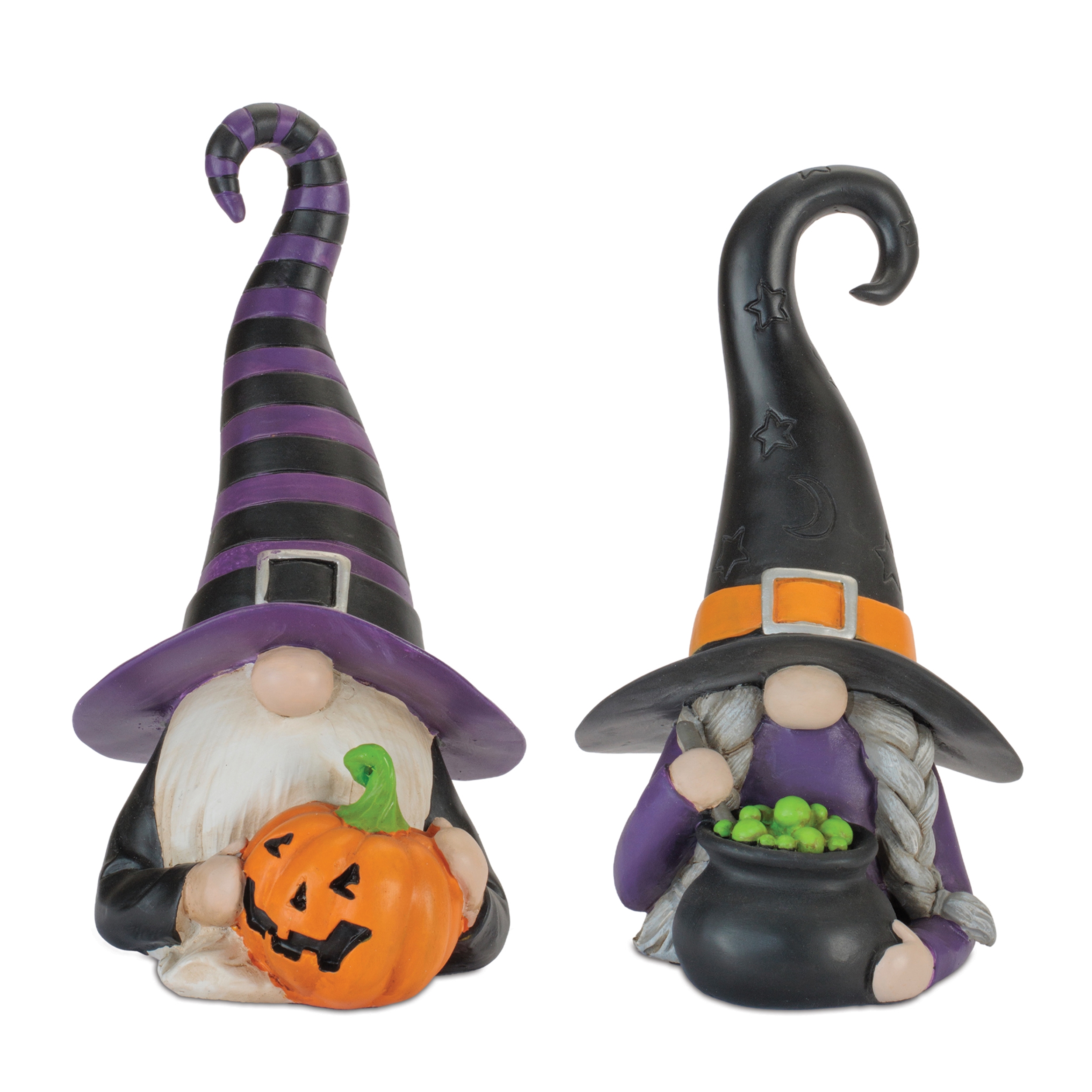 Witch Gnome Figurine (Set of 2)