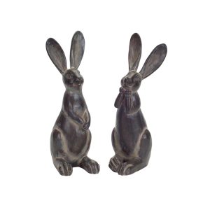 Rabbit (Set of 2) 11.5"H Resin