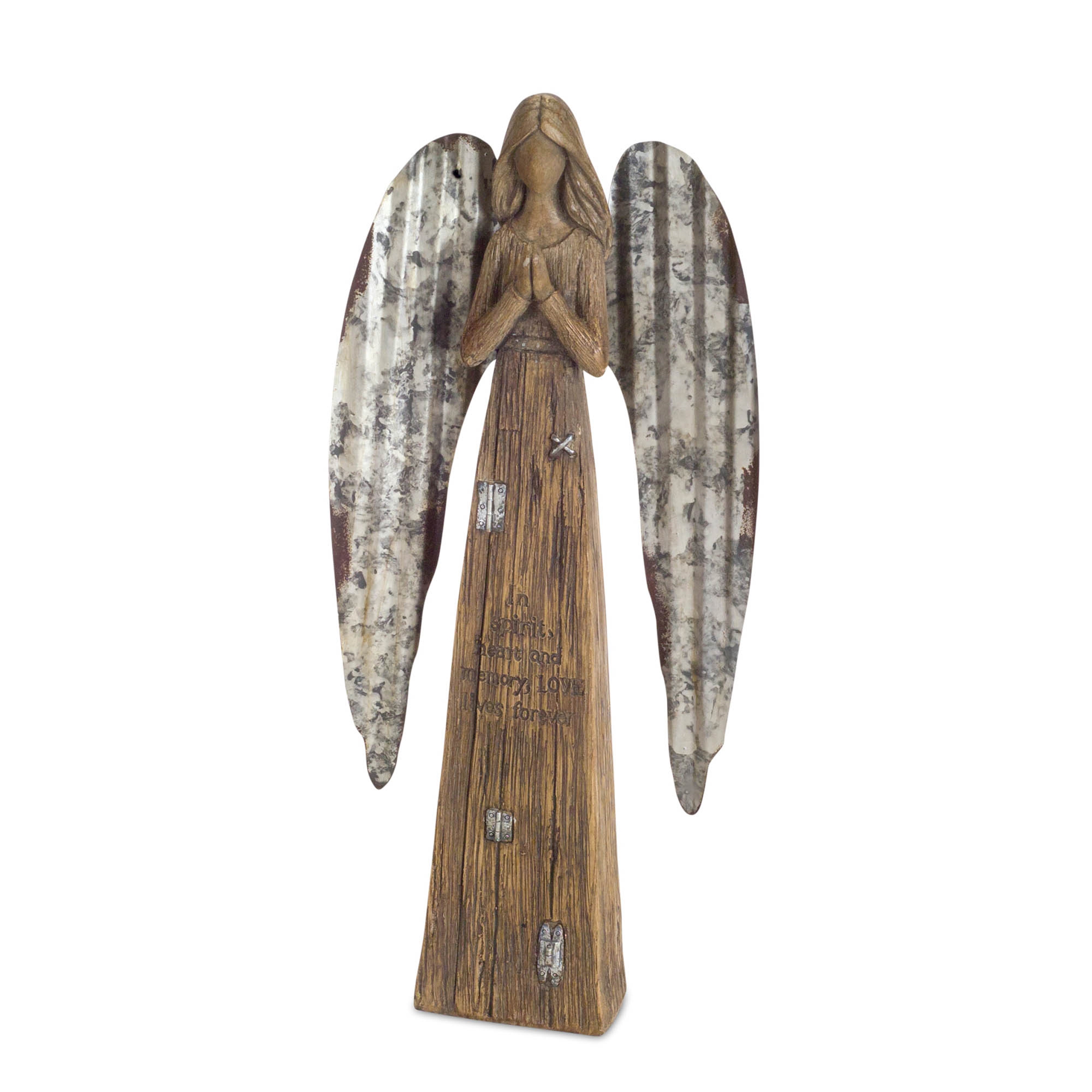 Angel (Set of 2) 13.75"H Polyresin/Metal - Image 3