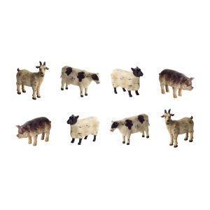 Sheep/Pig/Cow/Goat (Set of 8)