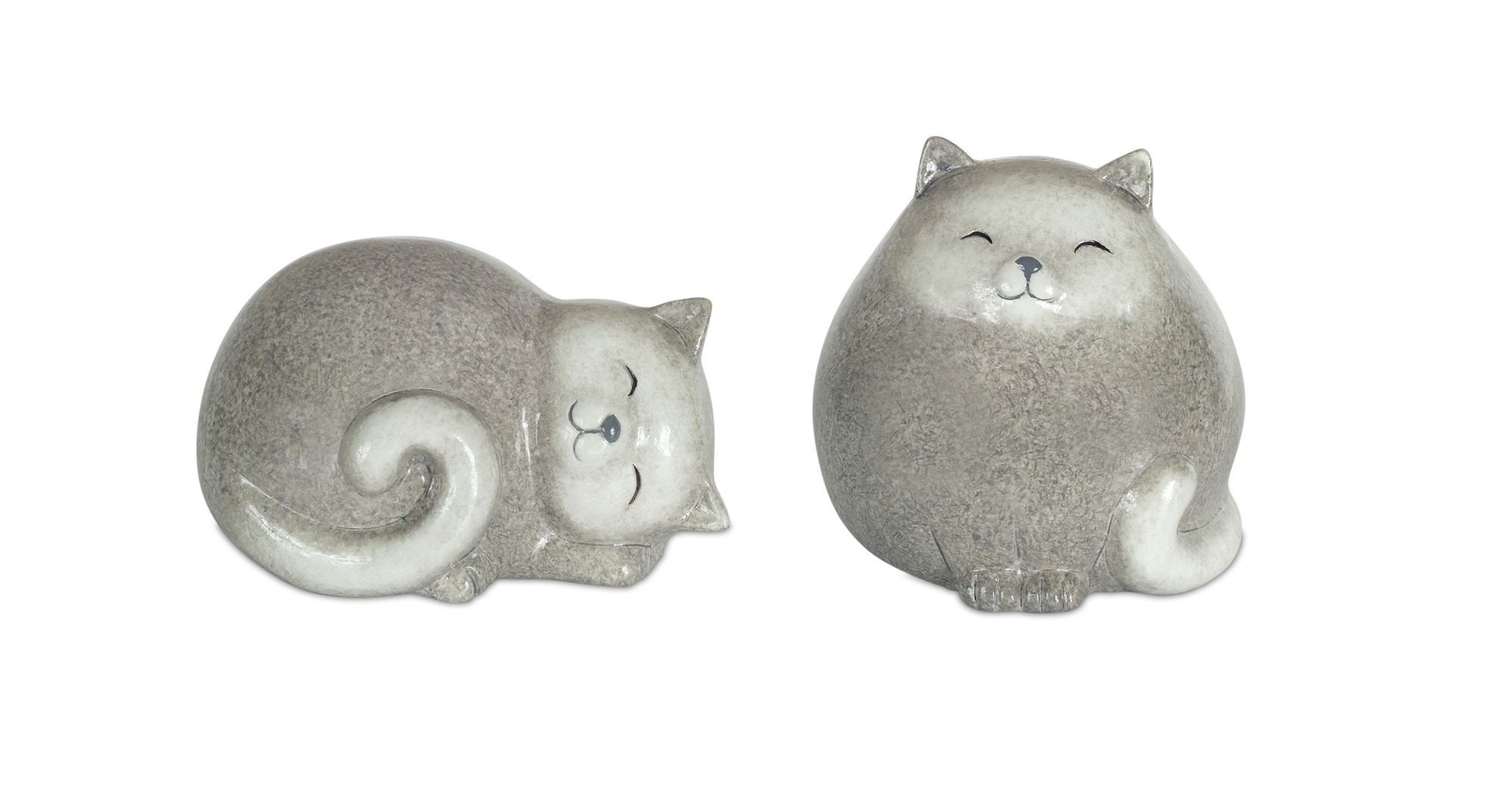 Cat (Set of 4) 3.5"H, 5"H Terracotta - Image 3