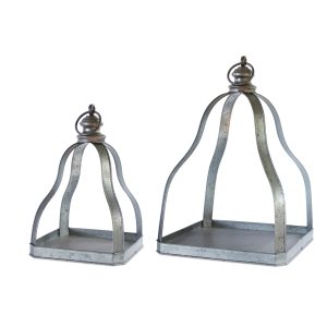 Lantern (Set of 2) 15.5"H, 20"H Metal
