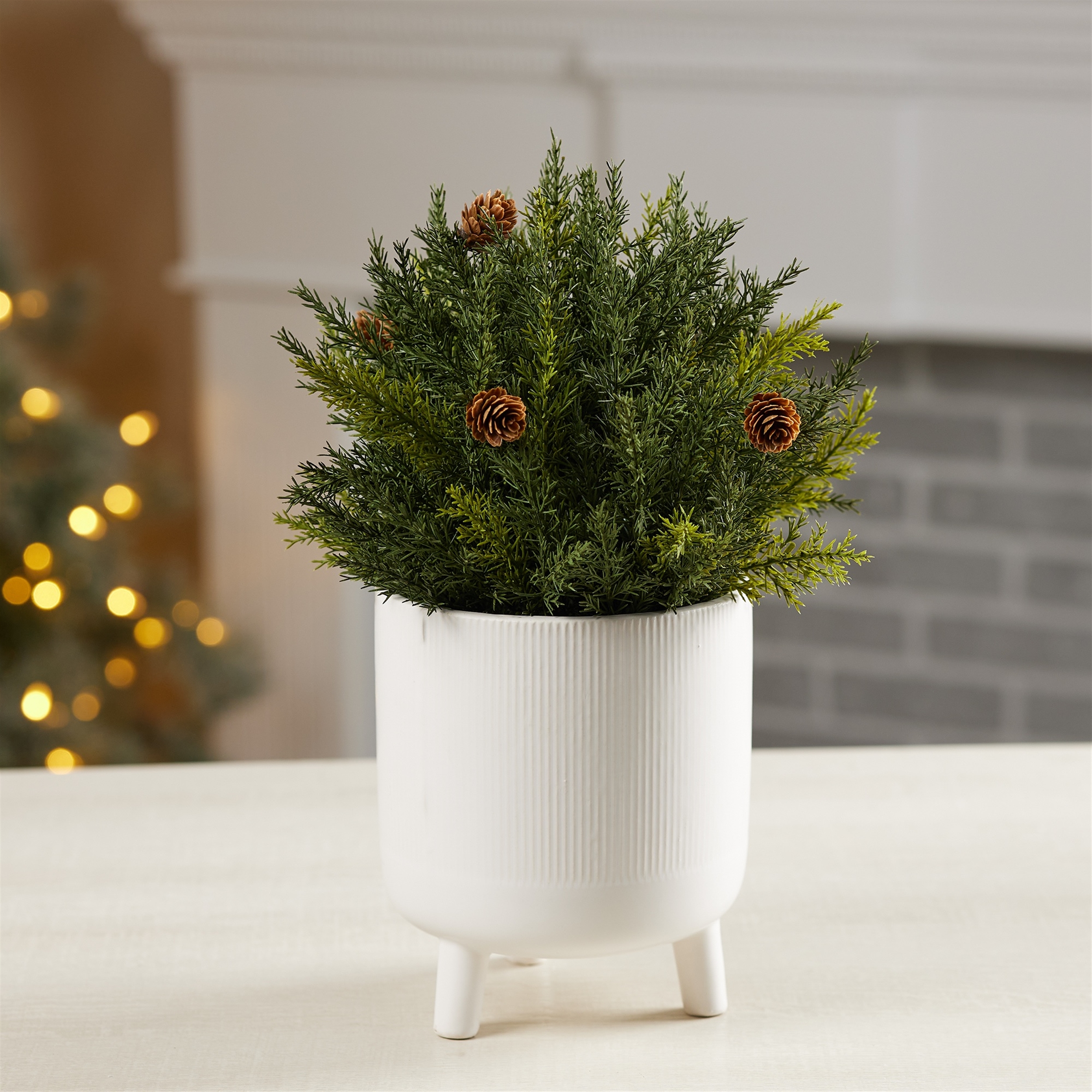 Arborvitae Half Orb 8.5"D Plastic - Image 2