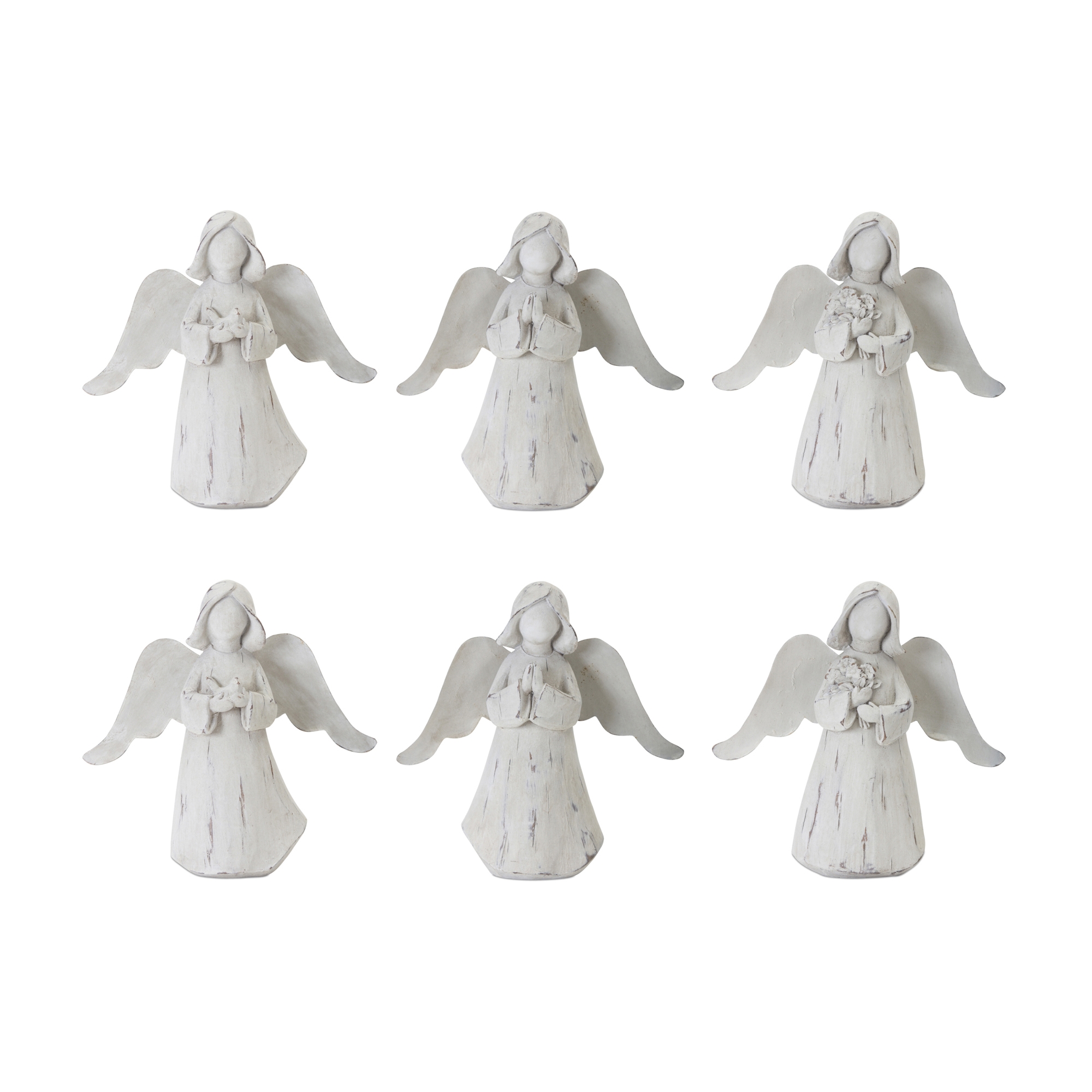 Angel (Set of 6) 6.25"H Resin