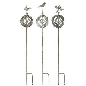 Garden Stake (Set of 3) 60"H Iron
