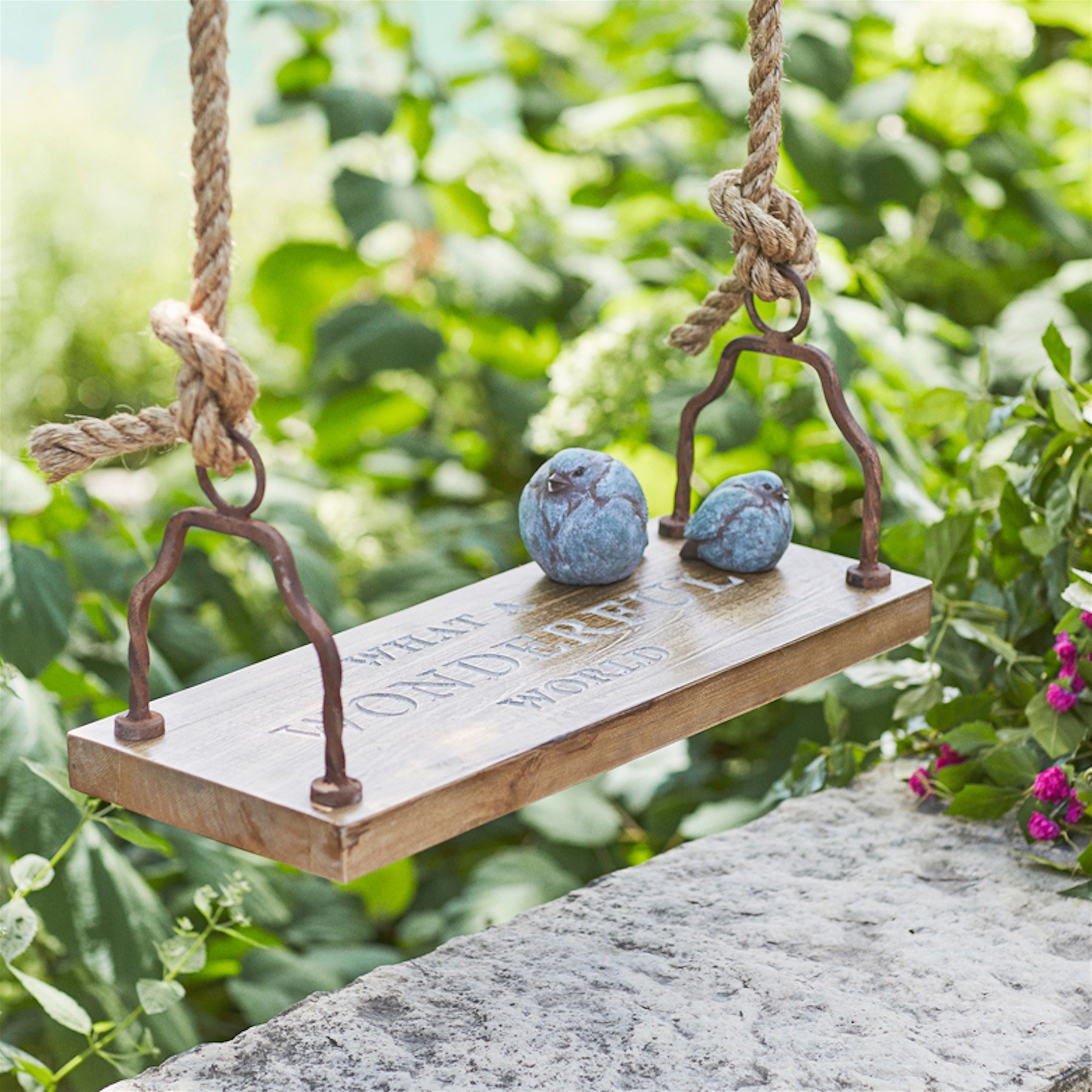 Wonderful World Swing (Rope Not Included) 23.5"L Wood/Iron - Image 2