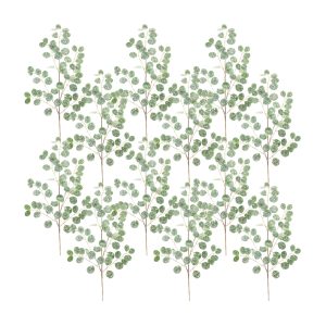 Silver Dollar Spray 32"H (Set of 12) Foam/Plastic