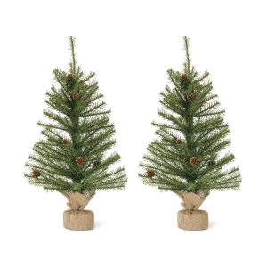 Mini Pine Tree 2'H (Set of 2) PVC
