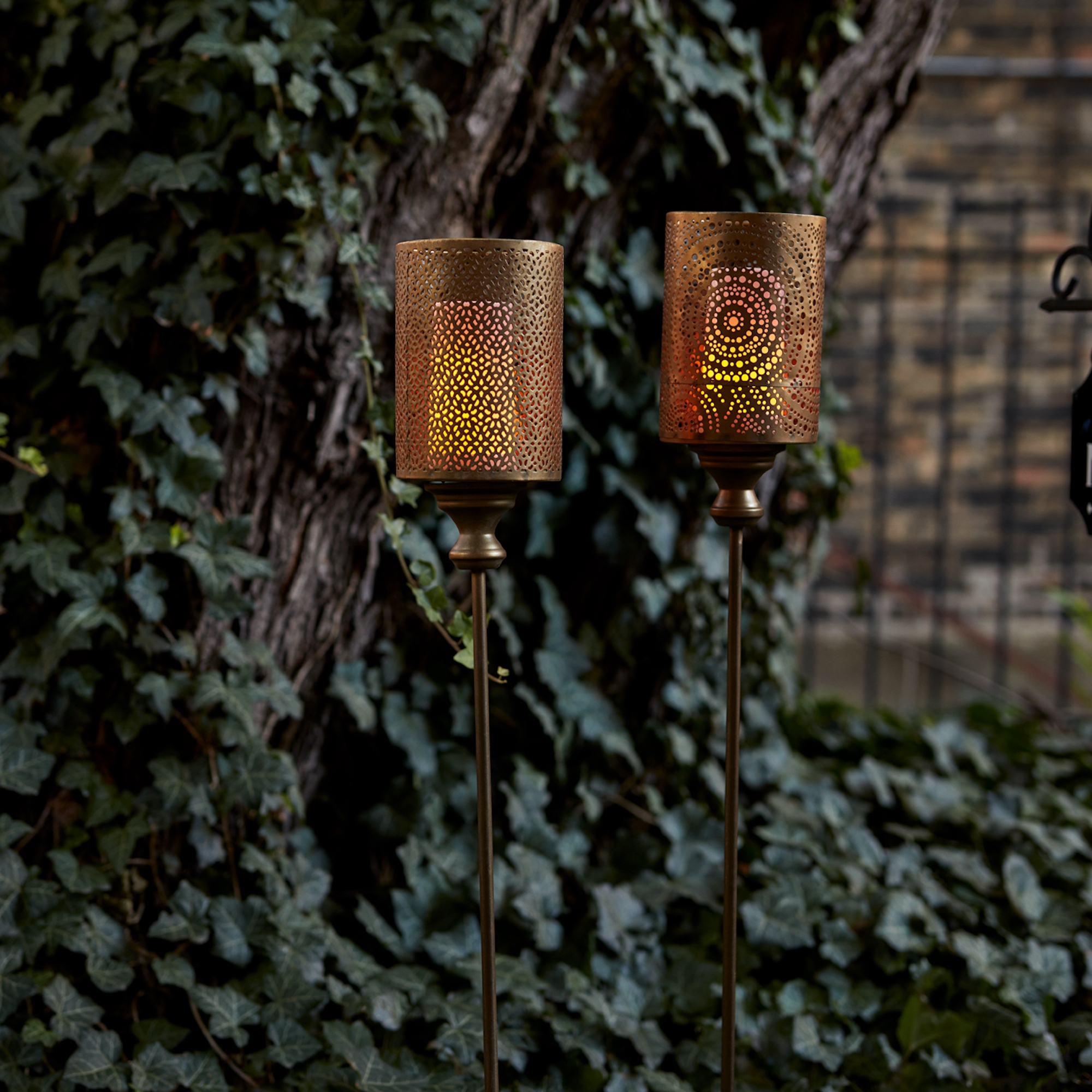 Garden Stake (Set of 4) 40"H Metal - Image 2