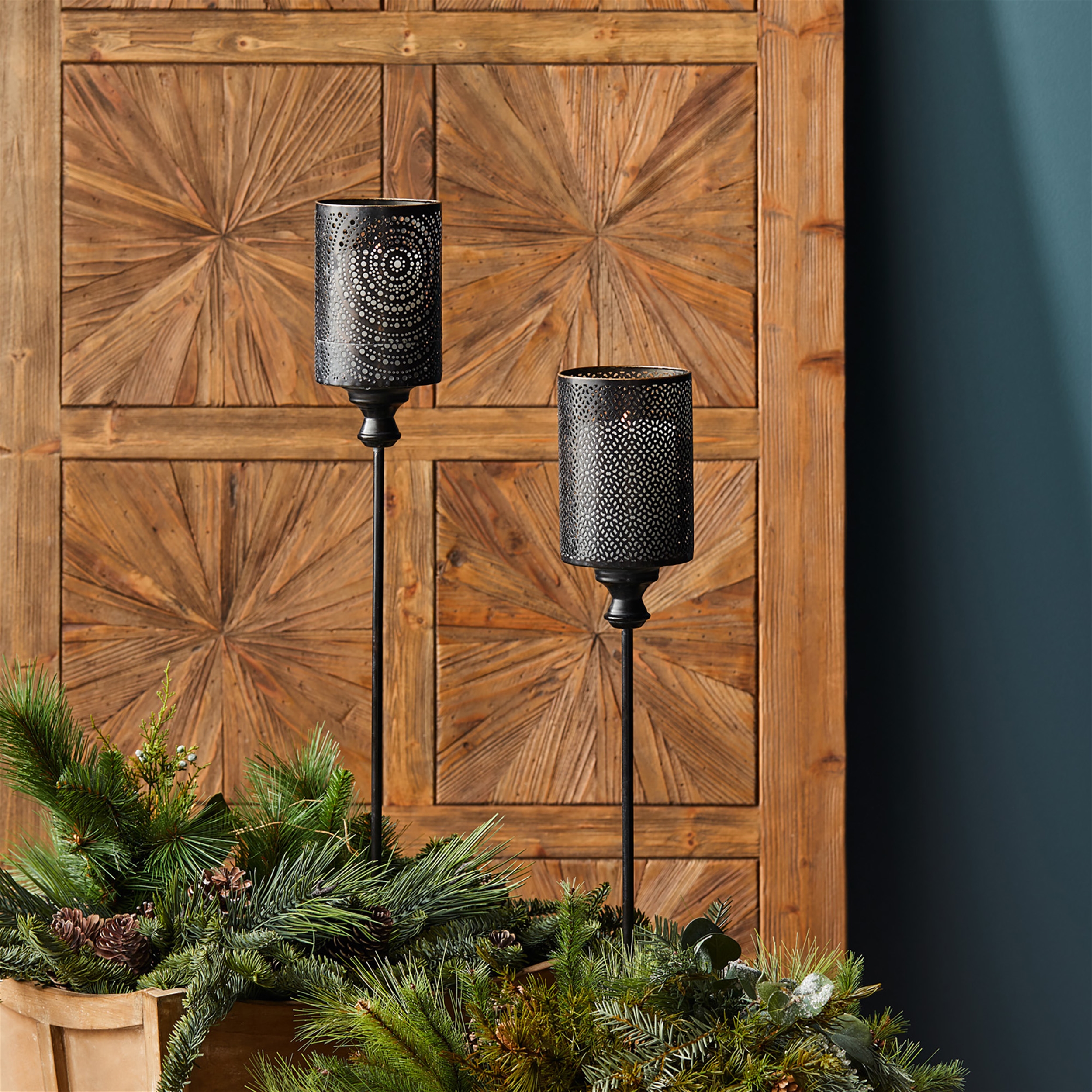 Garden Stake (Set of 4) 40"H Metal - Image 4