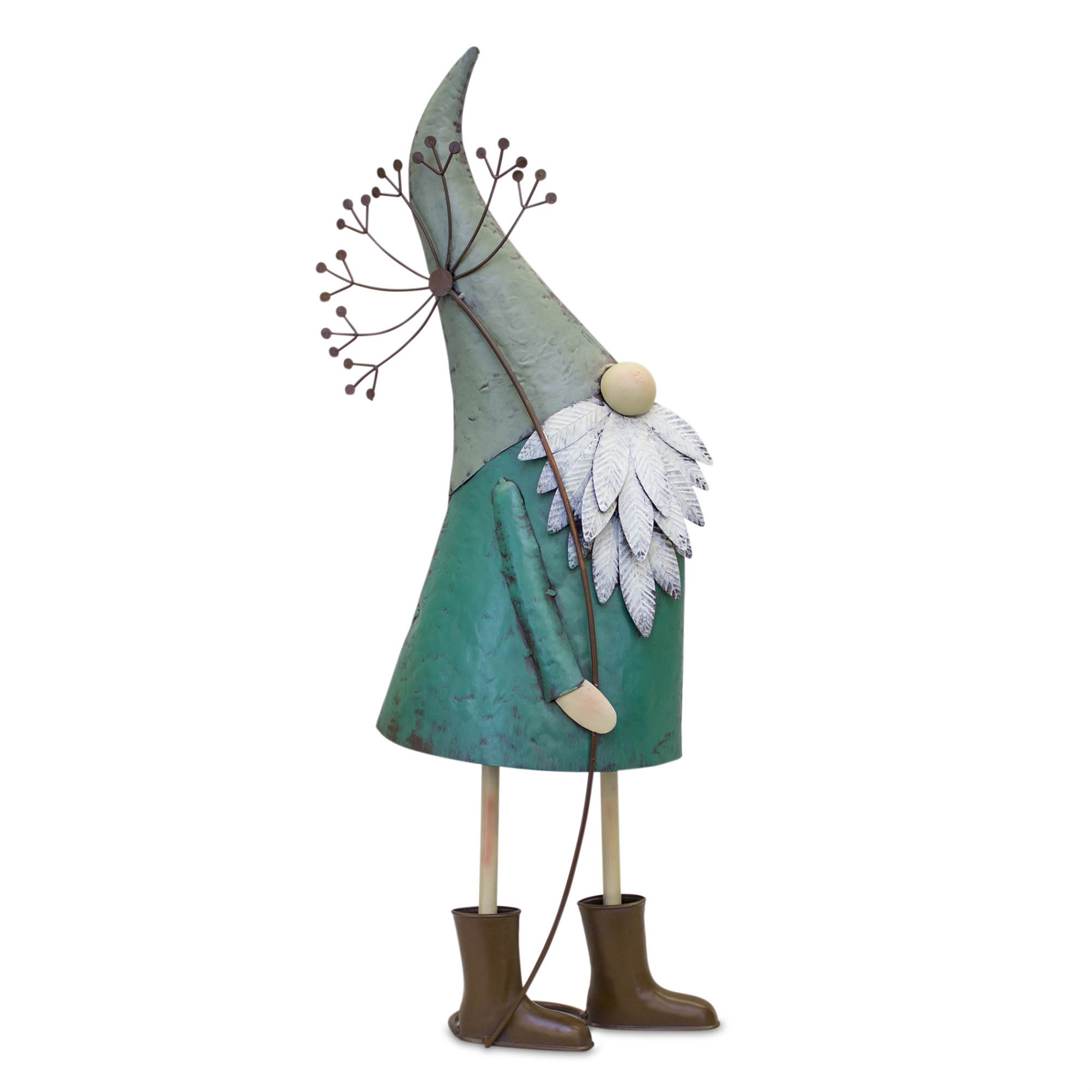 Gnome (Set of 2) 27.25"H, 27.5"H Iron - Image 3