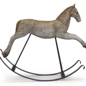 Horse Rocker 22.25"L x 19.25"H Resin