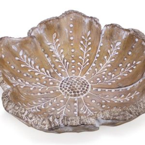 Bowl 12.75"D x 3"H Resin