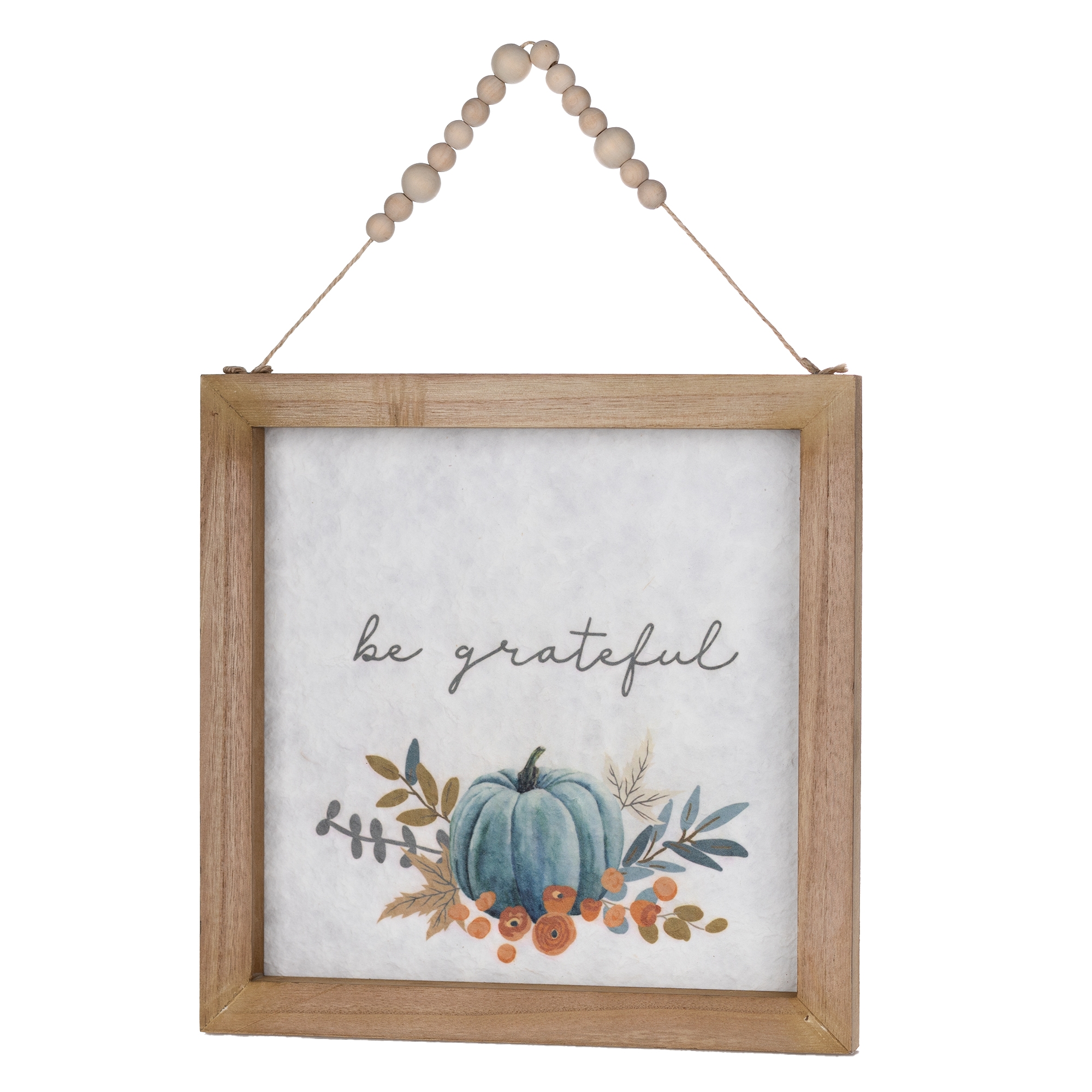 Pumpkin Frame (Set of 2) 11.75"SQ MDF/Paper - Image 3
