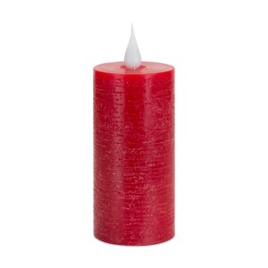 LED Candle 1.75"D x 4"H Wax/Plastic 2 AA Batteries Not Included