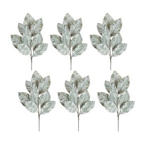 Magnolia Leaf Spray (Set of 6) 32.5"H Polyester