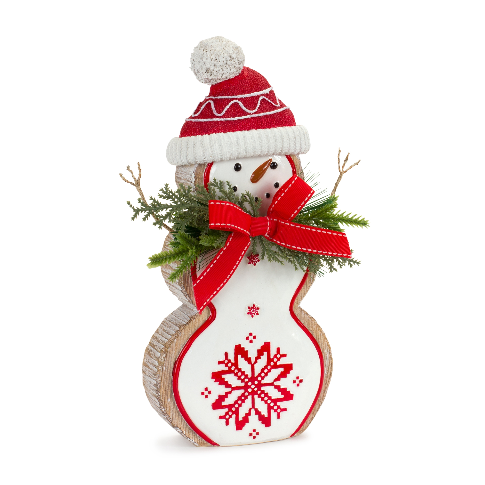 Snowman (Set of 2) 8.5"H, 10.25"H Resin - Image 3