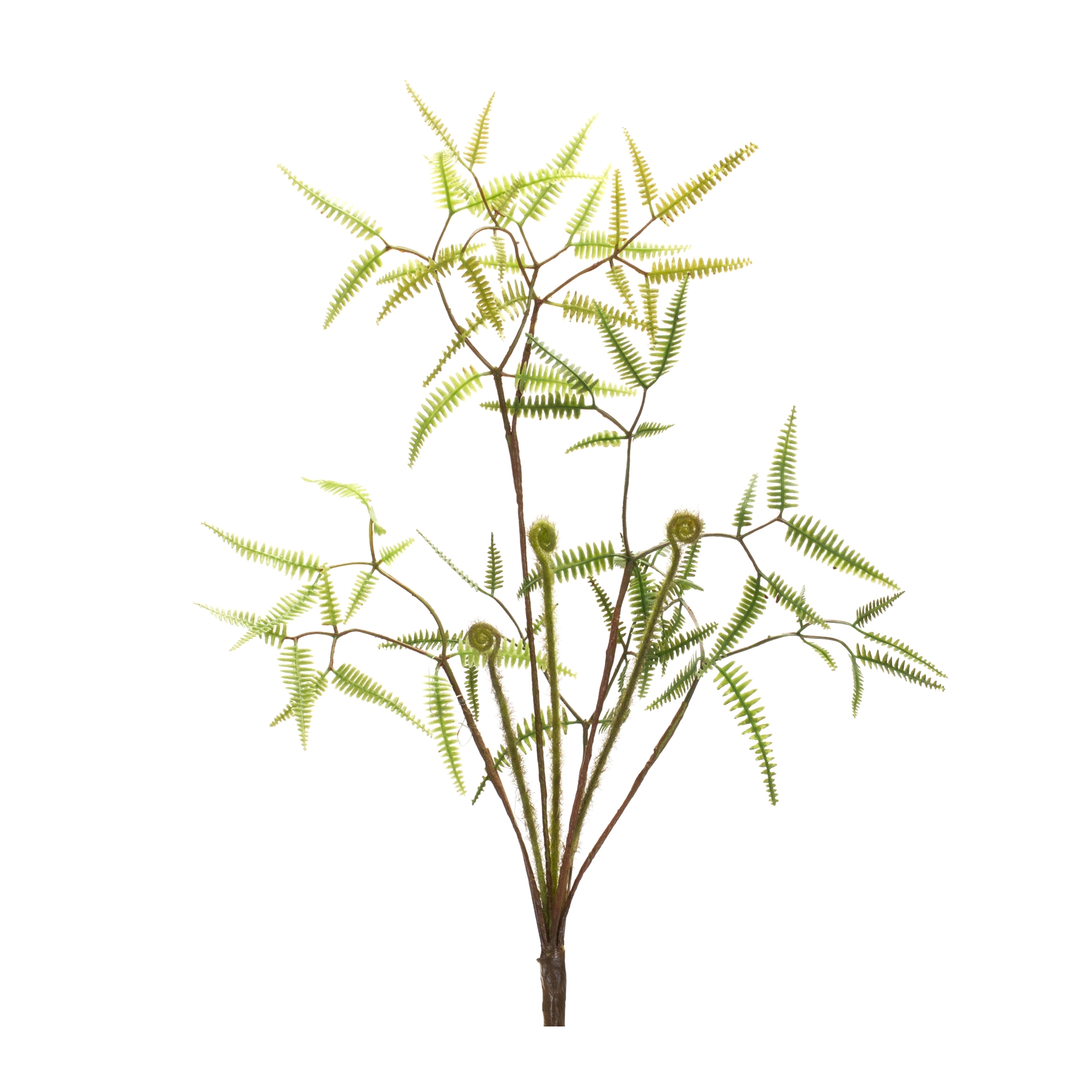 Mini Fern Bush (Set of 6) 19"H Plastic - Image 2