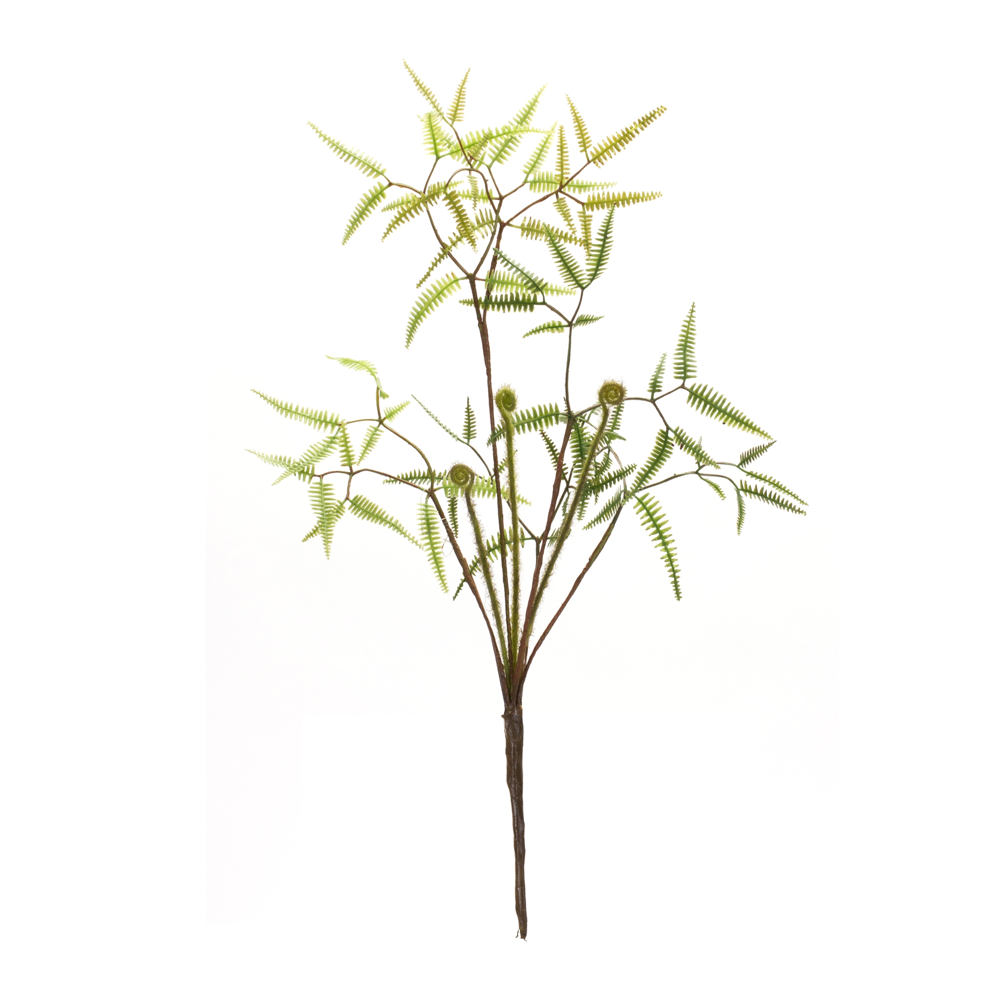 Mini Fern Bush (Set of 6) 19"H Plastic - Image 3