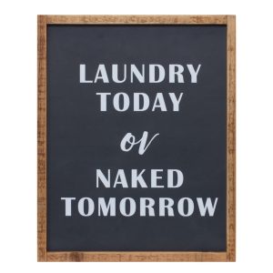 Laundry Sign 12"L x 15"H MDF/Wood