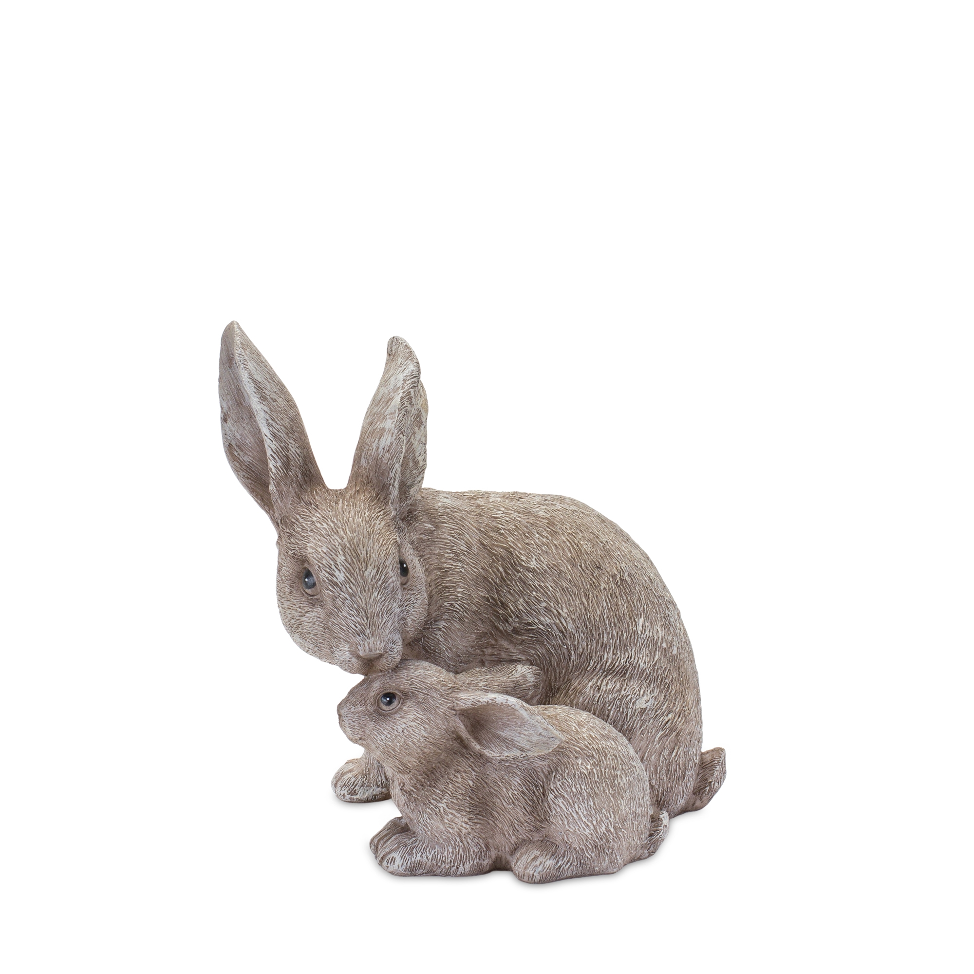 Rabbit with Bunny (Set of 2) 7"H, 11"H Resin - Image 4