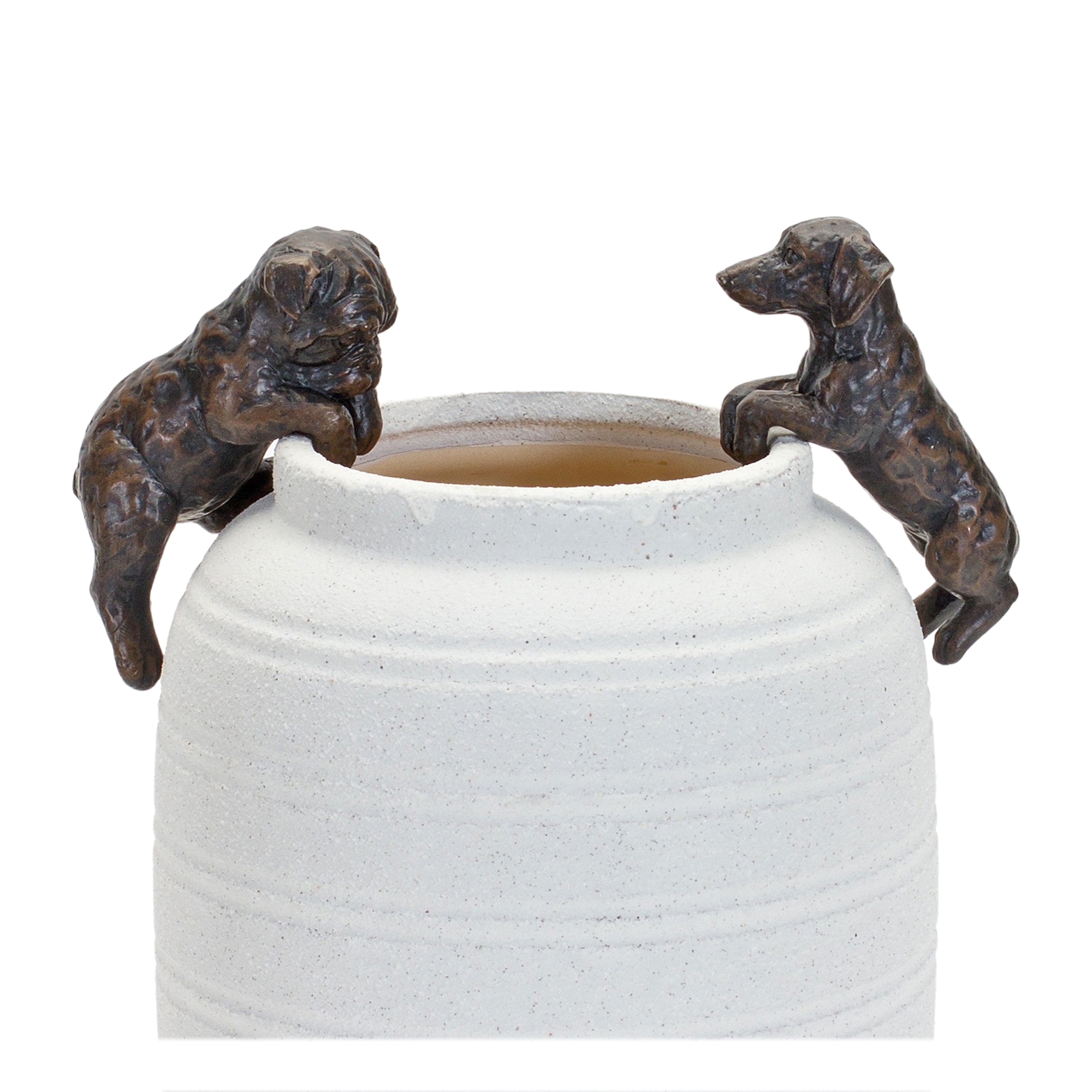 Dog Pot Hanger (Set of 6) 3.5"H Resin - Image 2