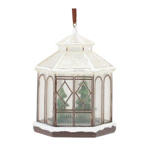 Gazebo Ornament (Set of 4) 5.5"H Resin