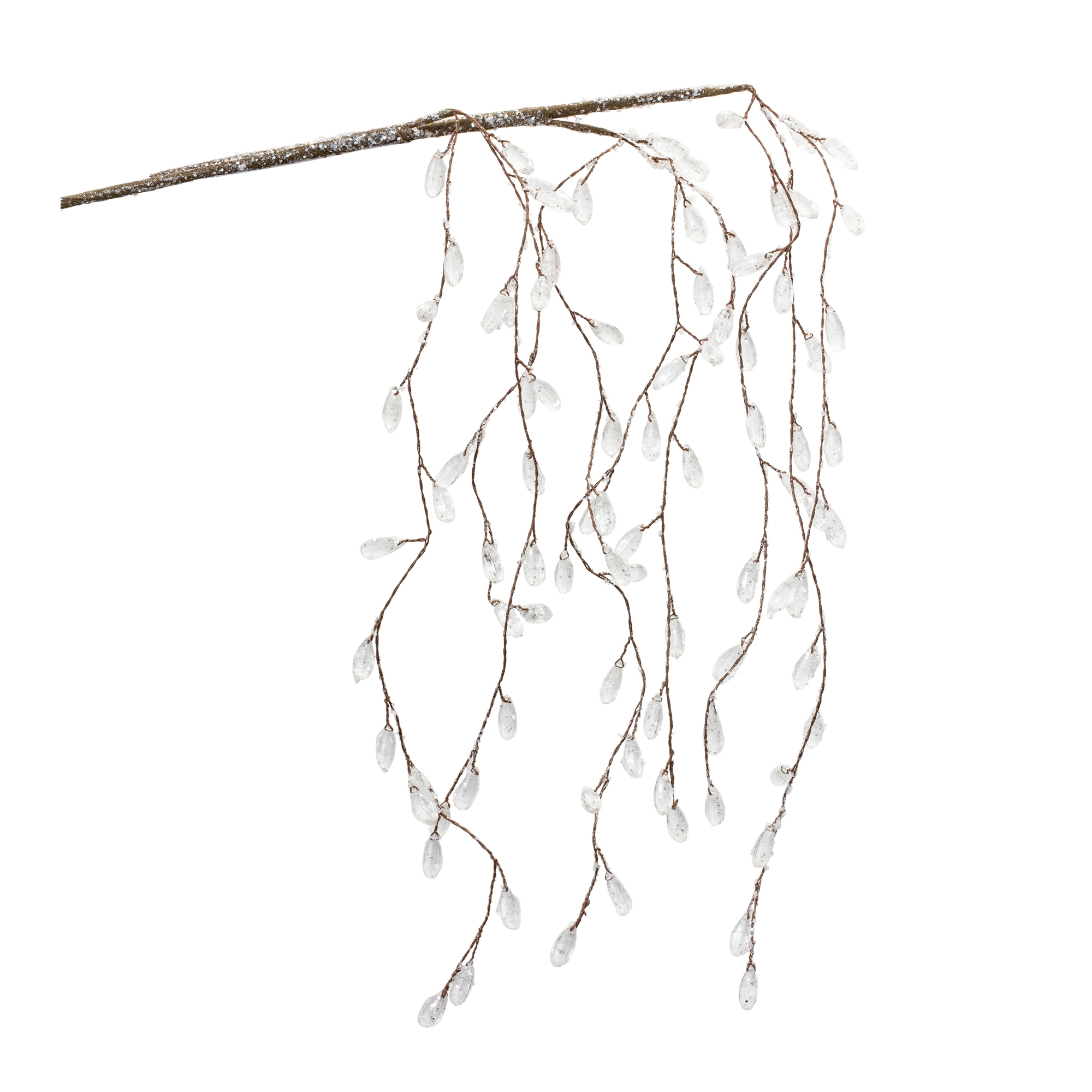 Icy Hanging Branch (Set of 6) 22.75"H Acrylic