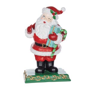 Santa 11"H Resin