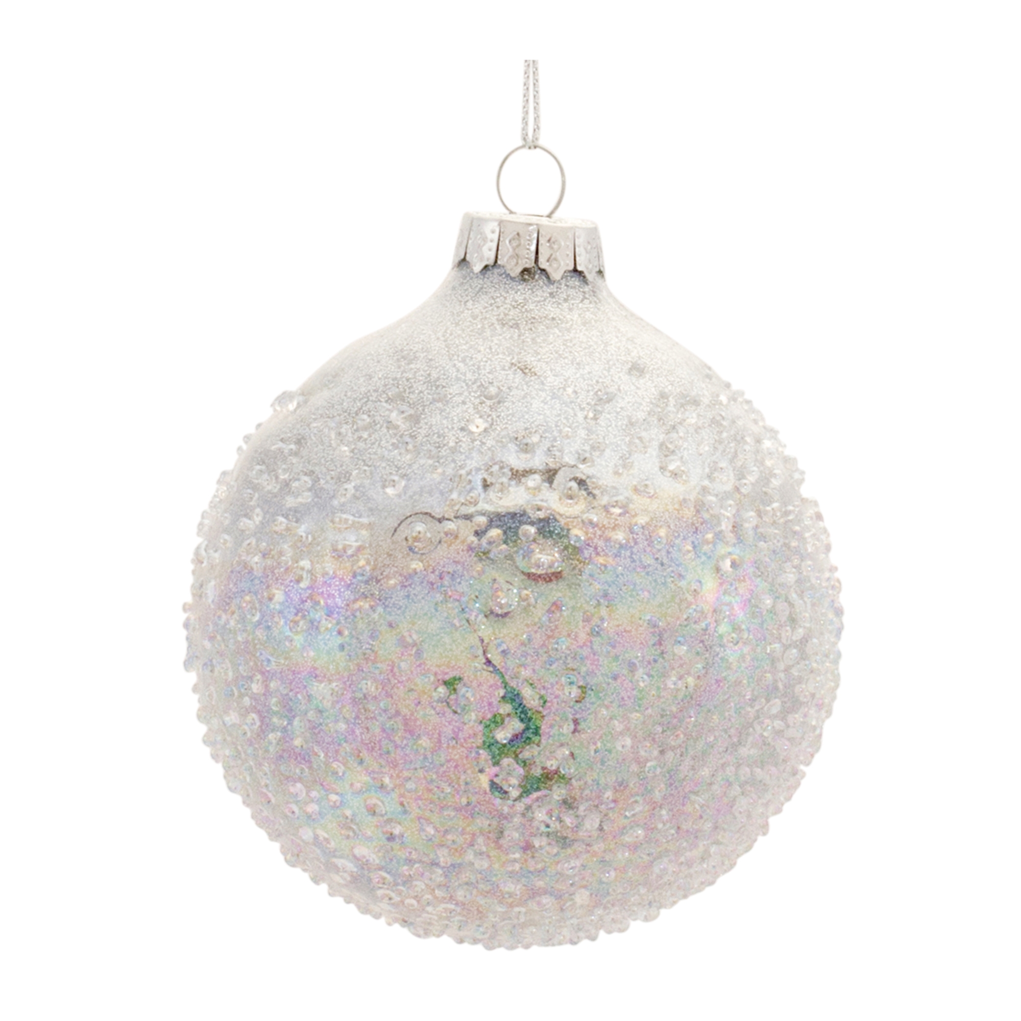 Ball Ornament (Set of 12) 3"D Glass - Image 3