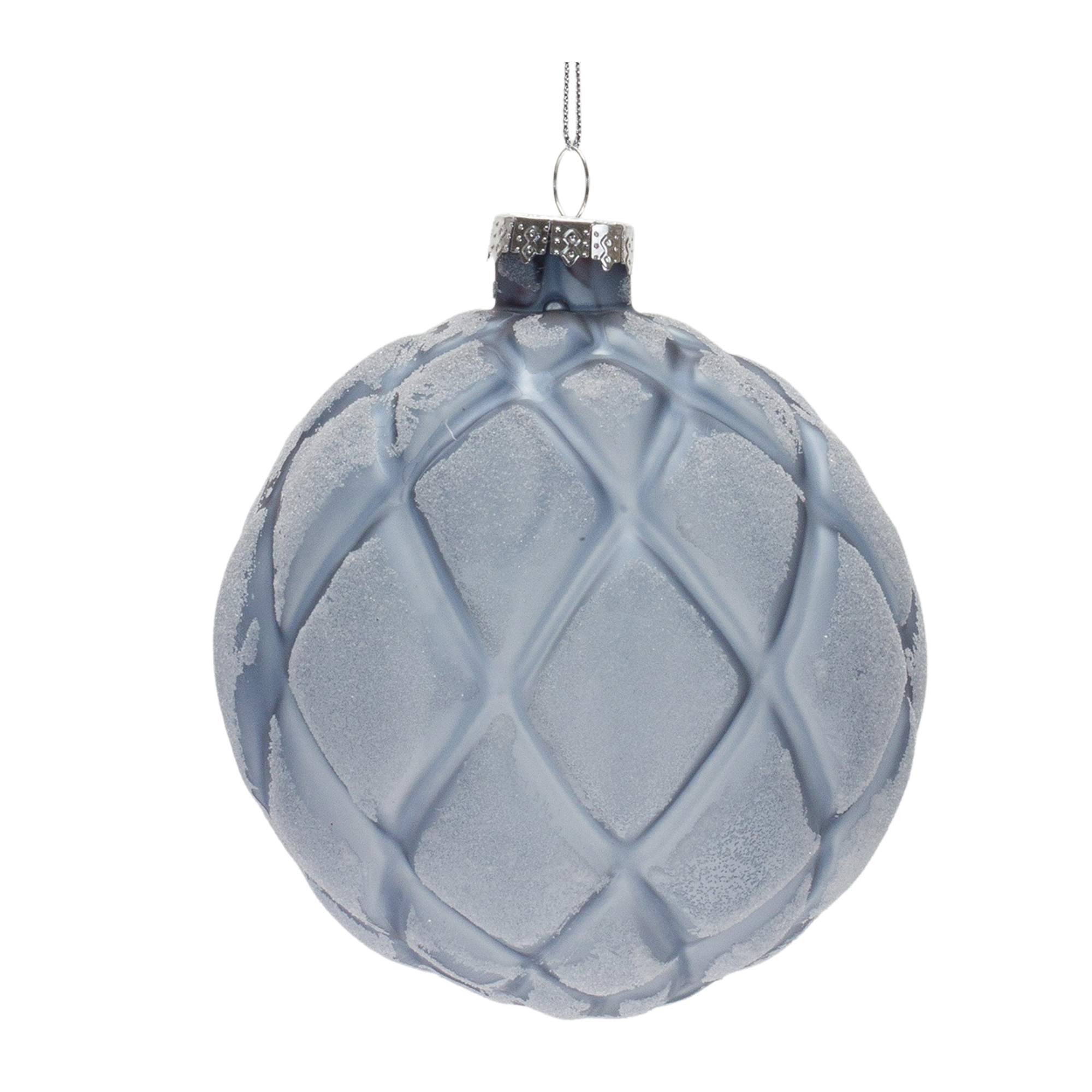 Ball Ornament (Set of 6) 4"D Glass - Image 3