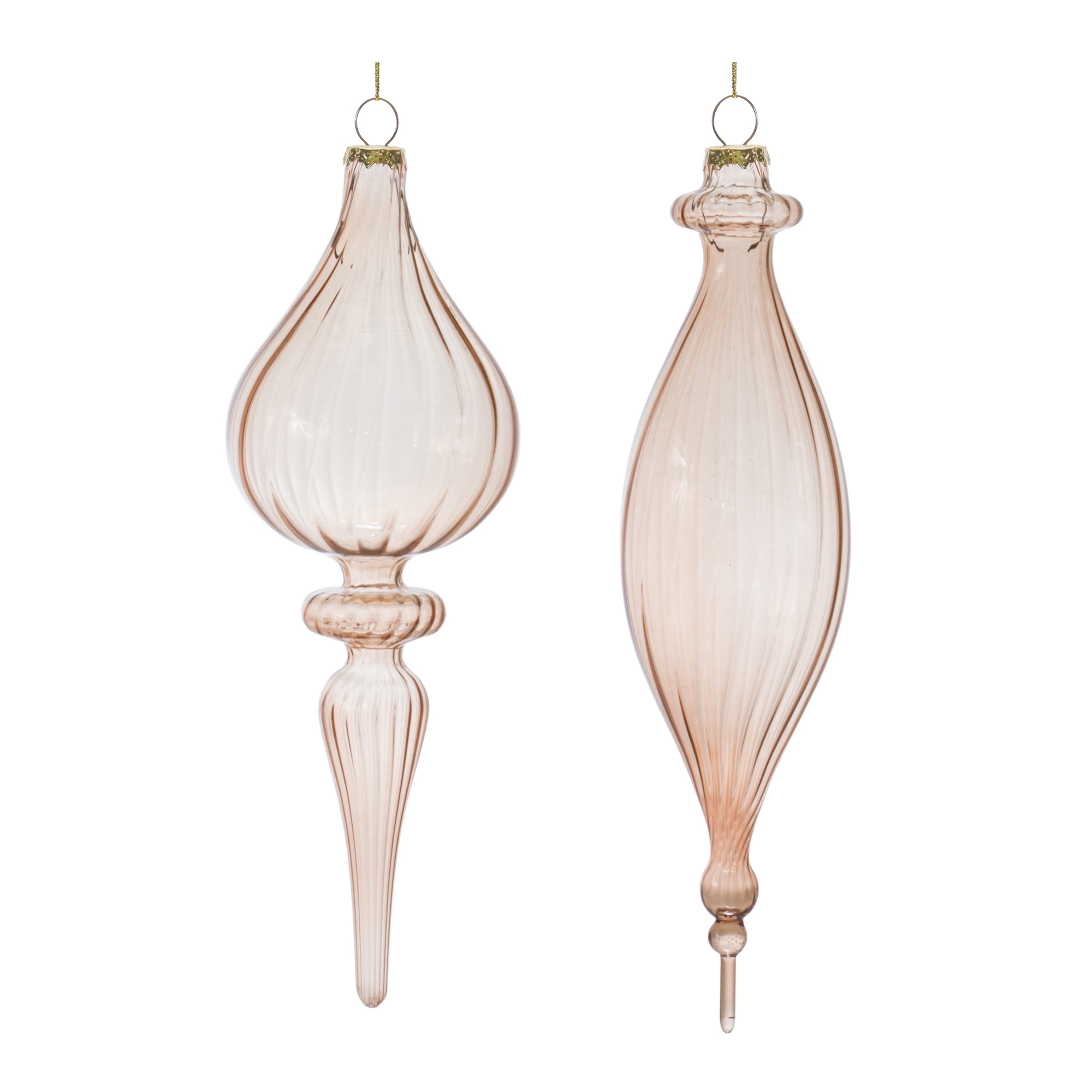 Drop Ornament (Set of 6) 8.5"H Glass