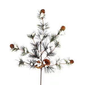 Snowy Pine Spray (Set of 6) 20"H PVC