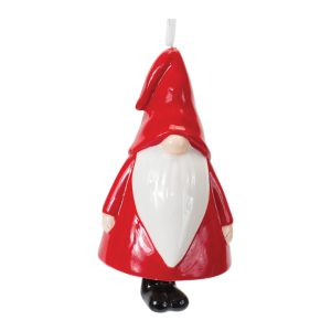Gnome Ornament (Set of 12) 4.5"H Ceramic