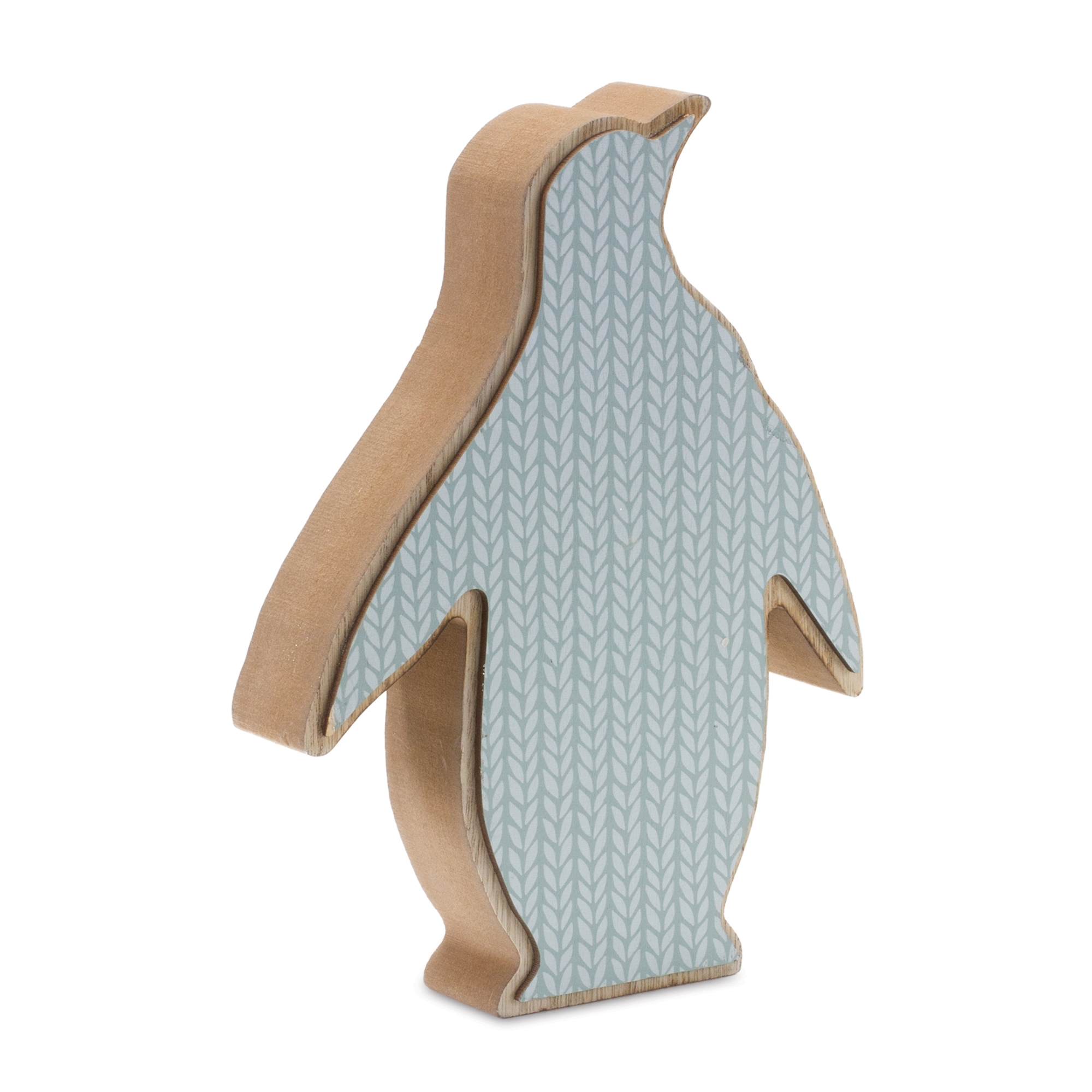 Penguin (Set of 2) 6"H, 8"H Wood - Image 3