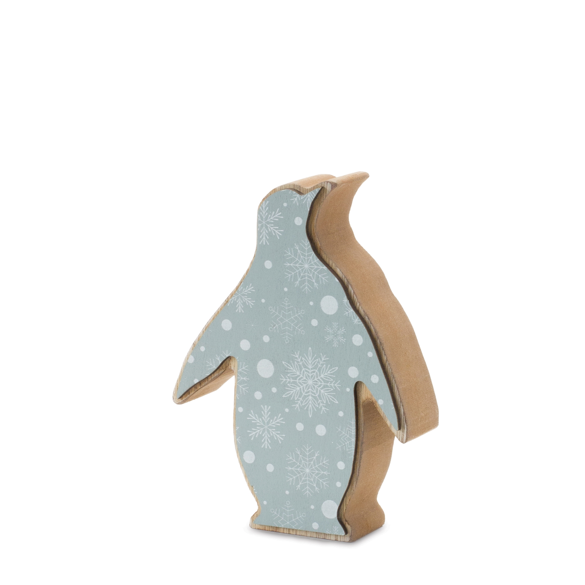Penguin (Set of 2) 6"H, 8"H Wood - Image 4
