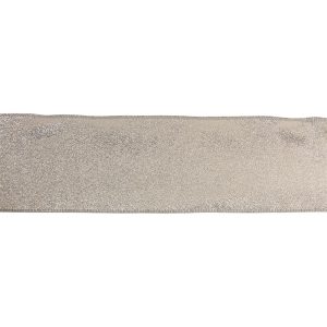 4" x 10 Yds. Ribbon Wired Polyester