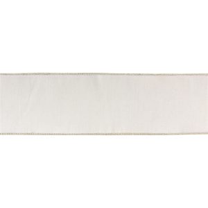 4" x 10 Yds. Ribbon Wired Polyester