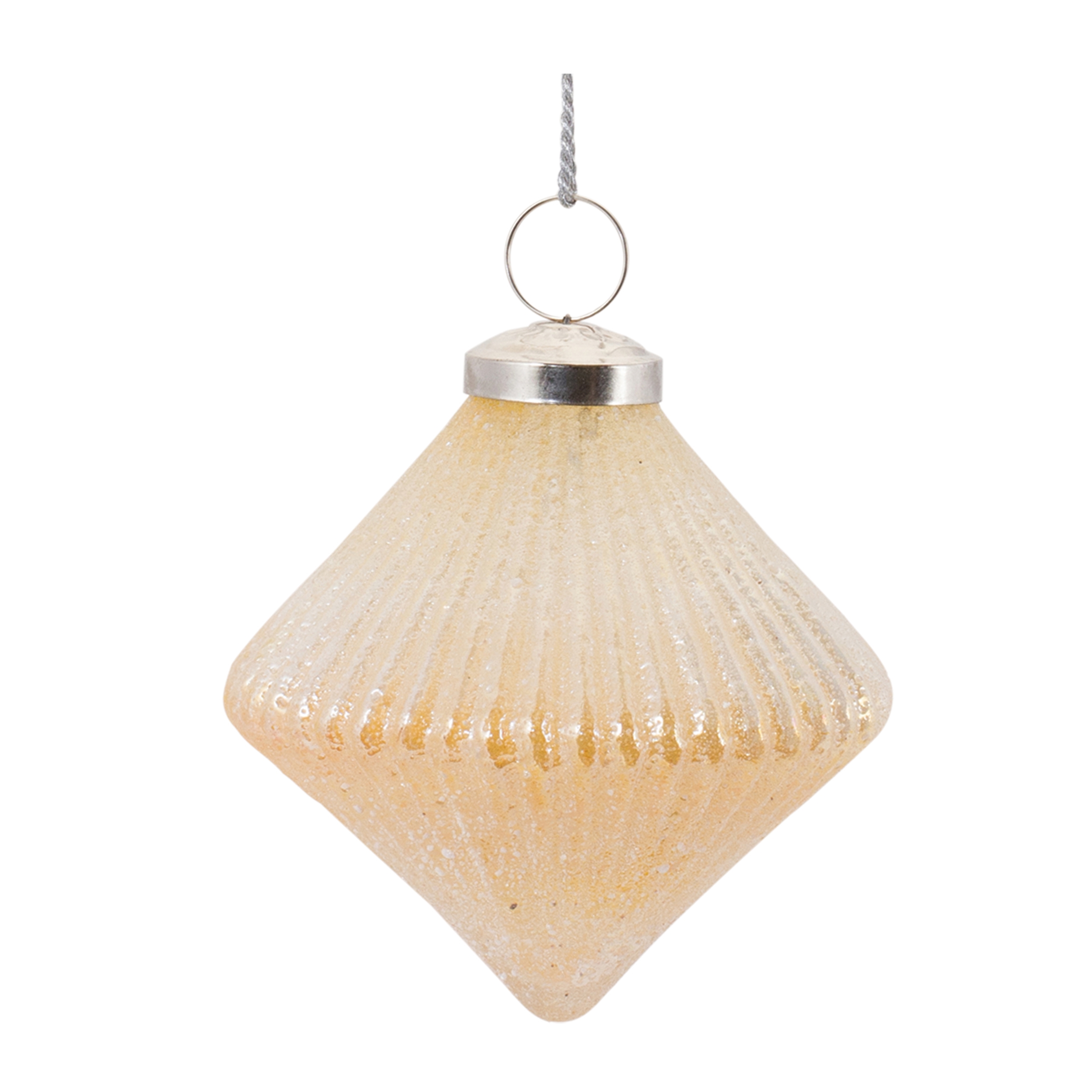 Ornament (Set of 6) 4.75"H, 5"H, 5.5"H Glass - Image 3