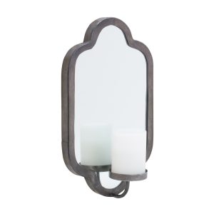 Mirror Wall Sconce (Set of 2) 9.25"L x 15.75"H Iron/Glass