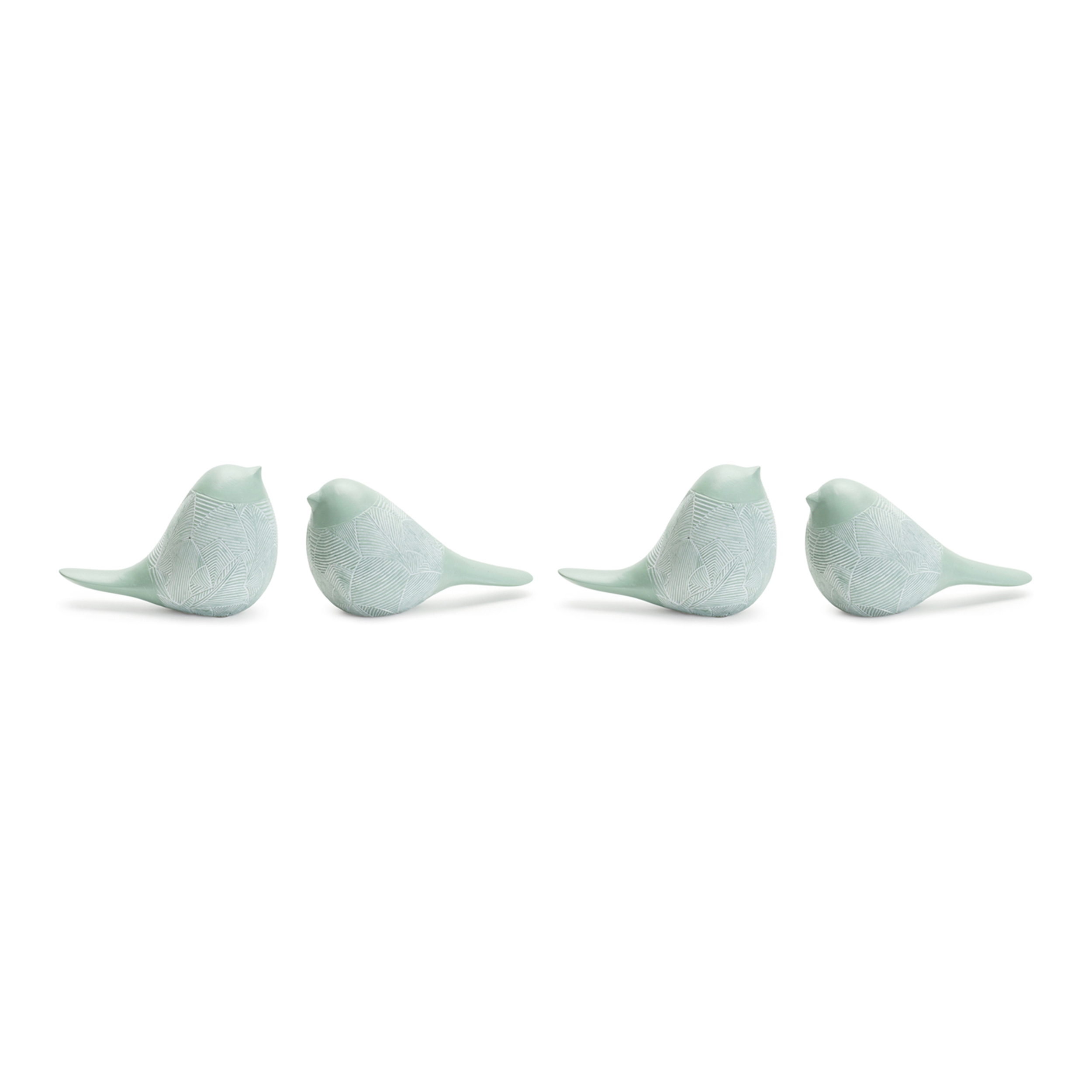 Bird (Set of 4) 3.5"H, 3.75"H Resin - Image 2