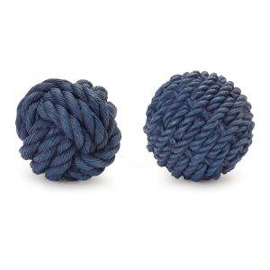 Rope Orb (Set of 12) 4"D Resin