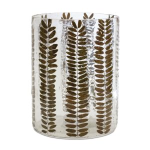 Candle Holder 6"D x 8"H Glass