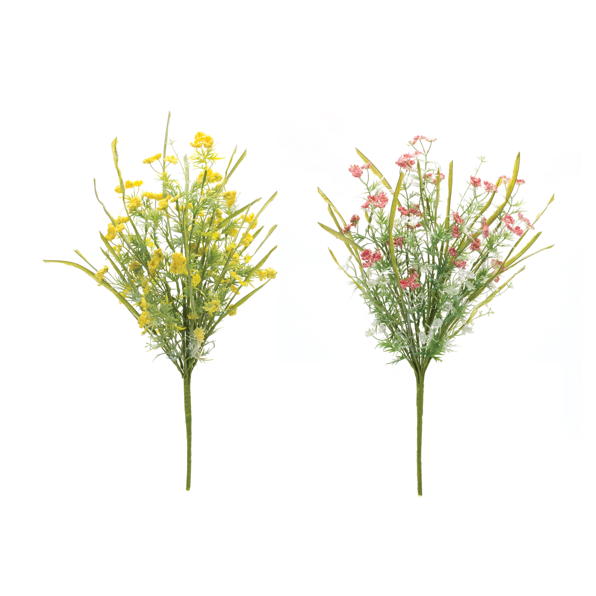 Yarrow Bush (Set of 2) 21"H Plastic