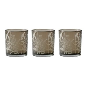 Votive Holder (Set of 3) 3"H Glass