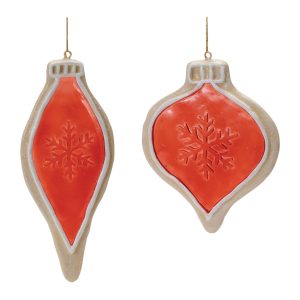 Ornament (Set of 6) 6"H, 8"H Resin