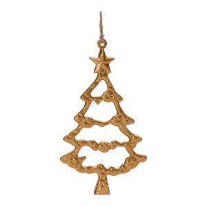 Tree Ornament (Set of 12) 6"H Aluminum