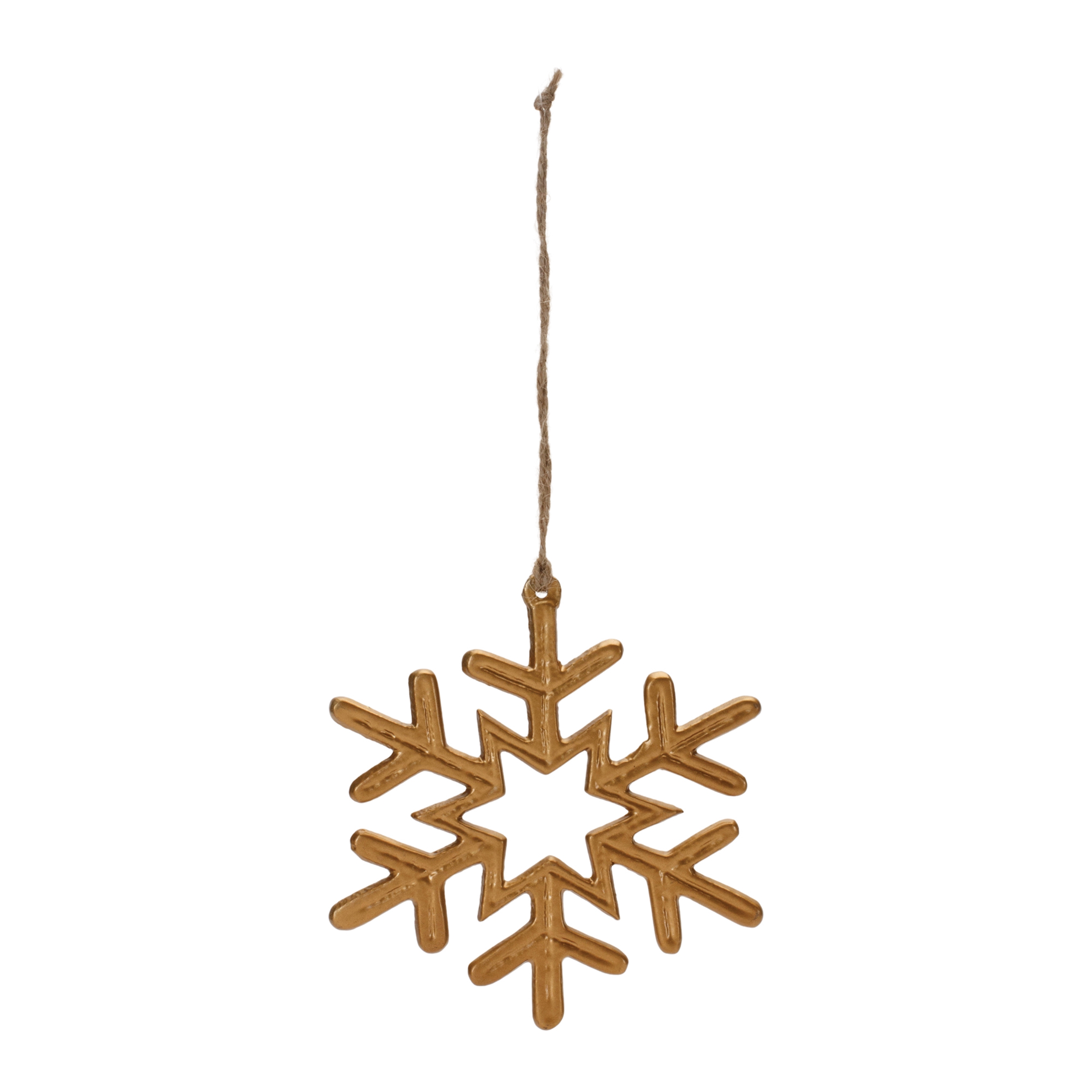 Snowflake Ornament (Set of 12) 5"H Aluminum - Image 2