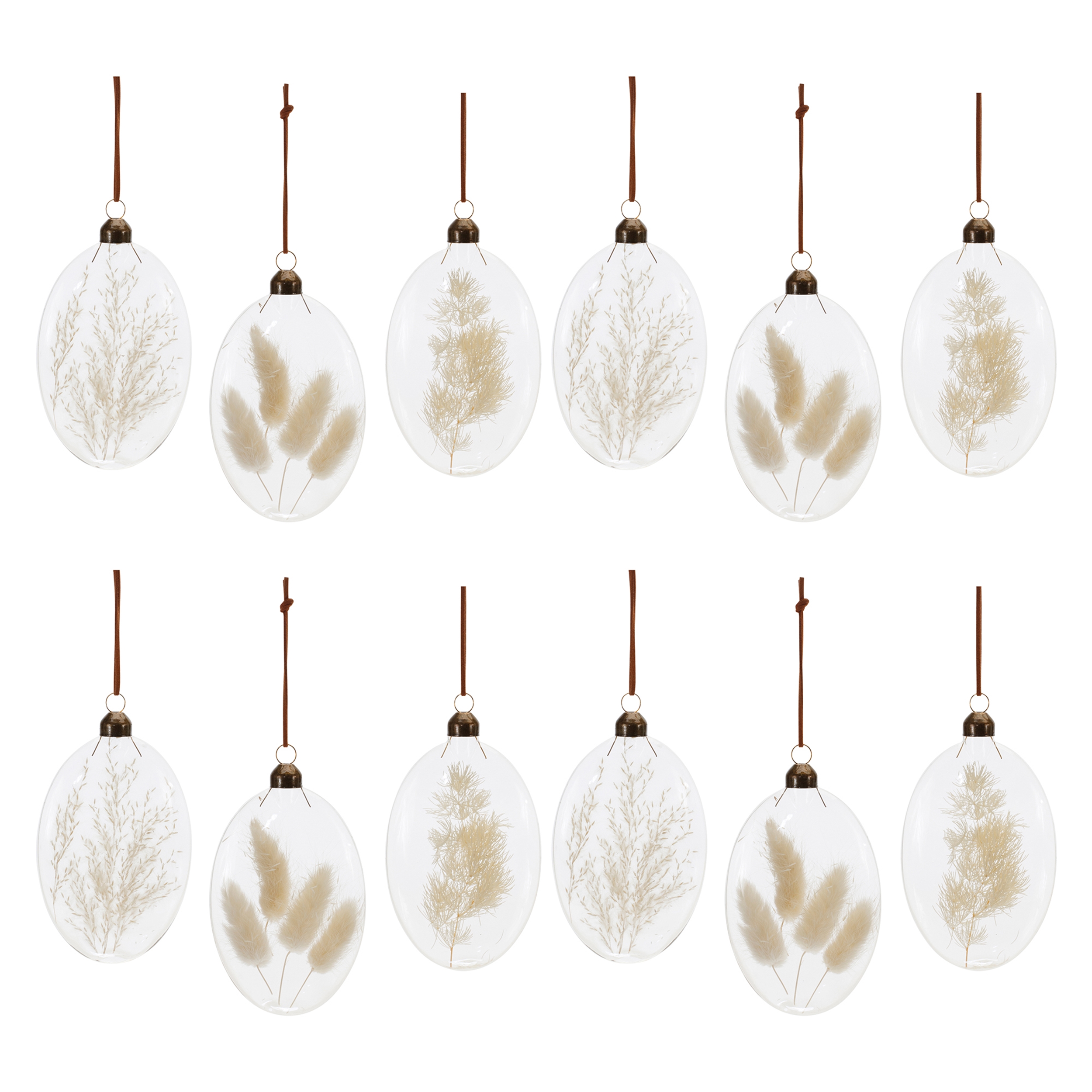 Ornament (Set of 12) 5.5"H Glass - Image 6